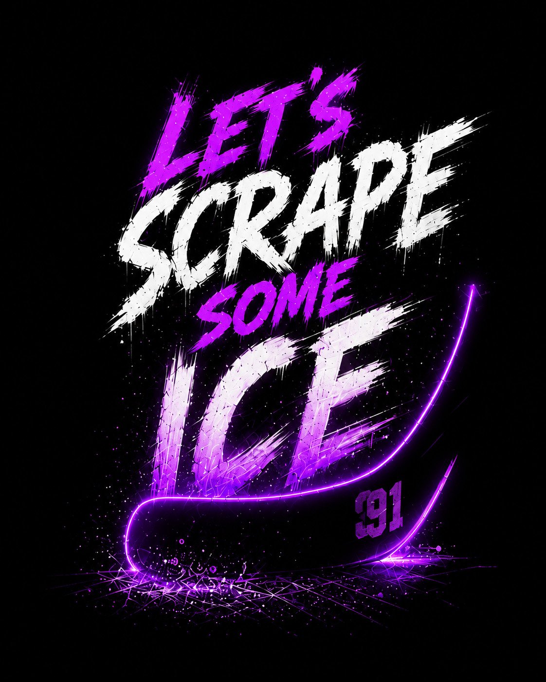 Let's Scrape Some Ice - Neon - zoom